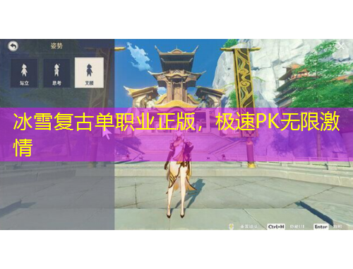 冰雪復古單職業(yè)正版，極速PK無限激情