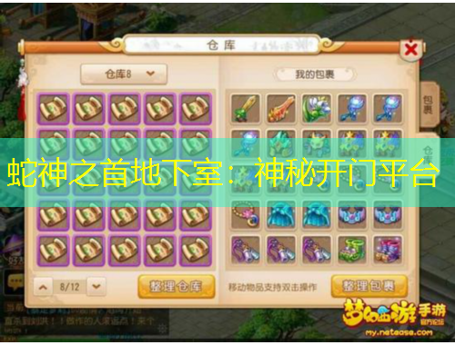 蛇神之首地下室：神秘開(kāi)門平臺(tái)