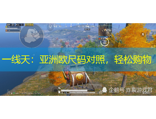 一線天：亞洲歐尺碼對照，輕松購物