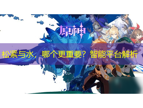 松緊與水，哪個更重要？智能平臺解析