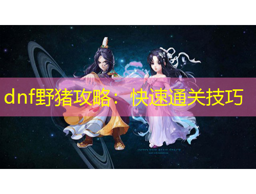 dnf野豬攻略：快速通關(guān)技巧
