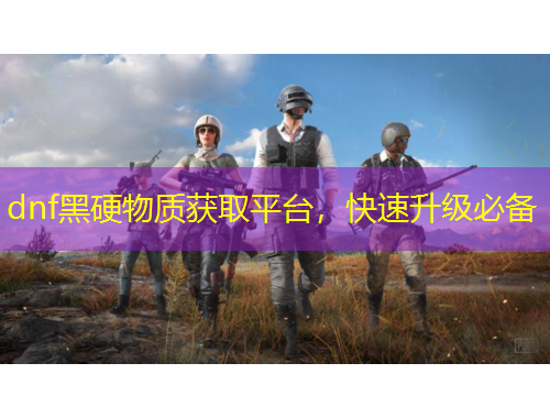 dnf黑硬物質(zhì)獲取平臺，快速升級必備
