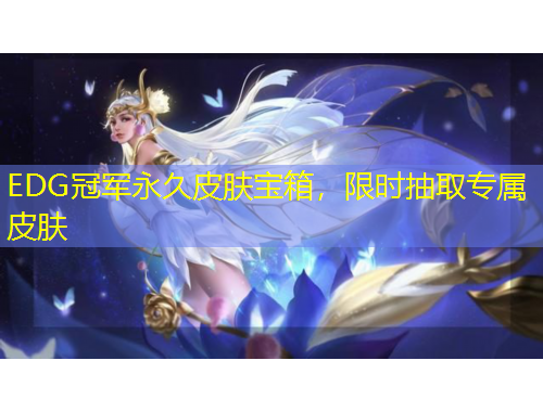 EDG冠軍永久皮膚寶箱，限時抽取專屬皮膚