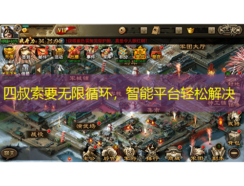 四叔索要無限循環(huán)，智能平臺輕松解決