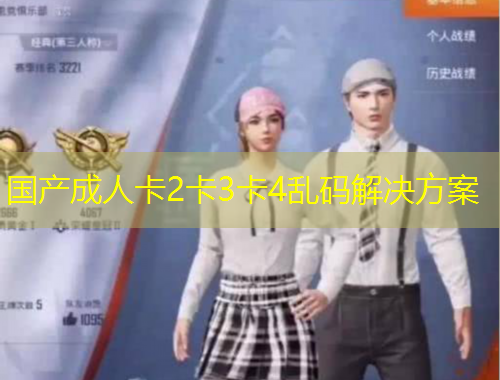 國產成人卡2卡3卡4亂碼解決方案