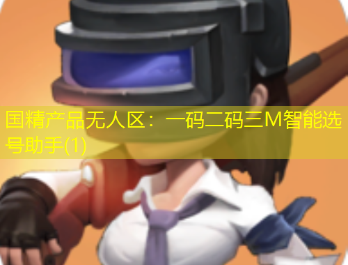 國精產(chǎn)品無人區(qū)：一碼二碼三M智能選號(hào)助手(1)