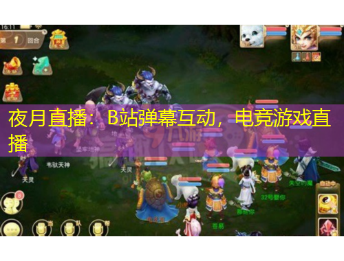 夜月直播：B站彈幕互動，電競游戲直播