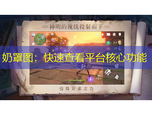 奶罩圖：快速查看平臺核心功能