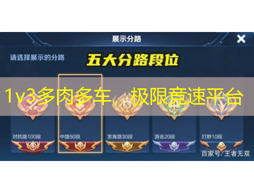 1v3多肉多車，極限競速平臺