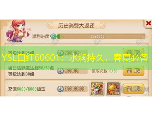 YSL口紅60601：水潤(rùn)持久，春夏必備