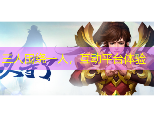 三人圍繞一人，互動(dòng)平臺(tái)體驗(yàn)