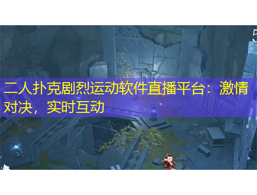 二人撲克劇烈運動軟件直播平臺：激情對決，實時互動