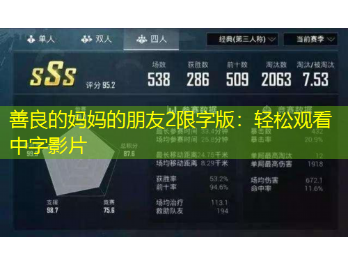 善良的媽媽的朋友2限字版：輕松觀看中字影片