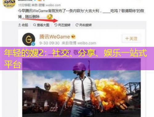 年輕的嫂2：社交、分享、娛樂一站式平臺