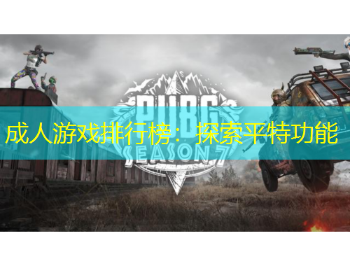 成人游戲排行榜：探索平特功能