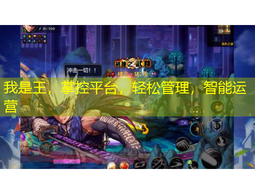 我是王，掌控平臺，輕松管理，智能運營