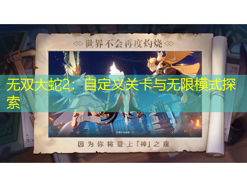 無(wú)雙大蛇2：自定義關(guān)卡與無(wú)限模式探索