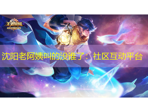 沈陽老阿姨叫的沒誰了：社區(qū)互動平臺