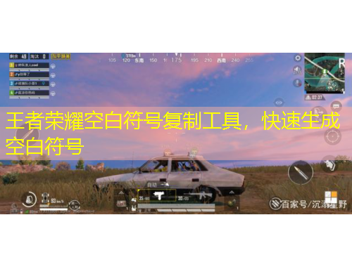 王者榮耀空白符號復(fù)制工具，快速生成空白符號