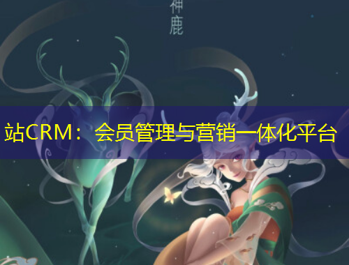 站CRM：會員管理與營銷一體化平臺