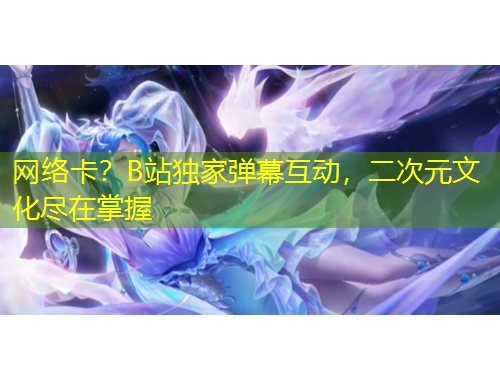 網(wǎng)絡(luò)卡？B站獨(dú)家彈幕互動(dòng)，二次元文化盡在掌握