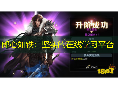 郎心如鐵：堅實的在線學(xué)習(xí)平臺