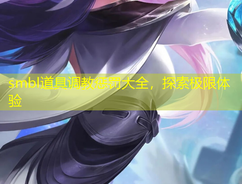 smbl道具調(diào)教懲罰大全，探索極限體驗