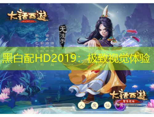 黑白配HD2019：極致視覺體驗