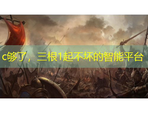 c夠了，三根1起不壞的智能平臺(tái)