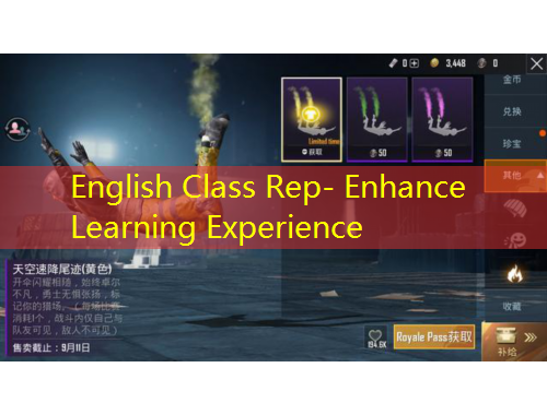 English Class Rep- Enhance Learning Experience