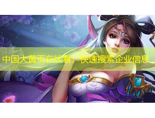 中國大黃頁在線看，快速搜索企業(yè)信息