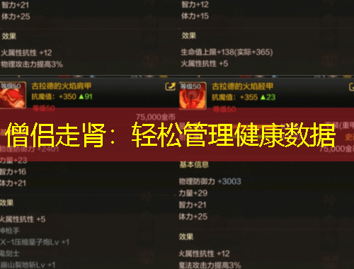 僧侶走腎：輕松管理健康數(shù)據(jù)