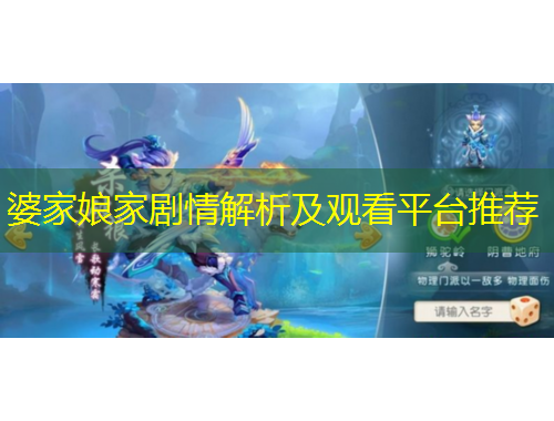 婆家娘家劇情解析及觀看平臺推薦