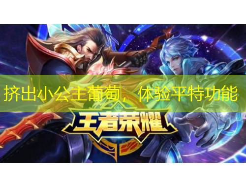 擠出小公主葡萄，體驗(yàn)平特功能