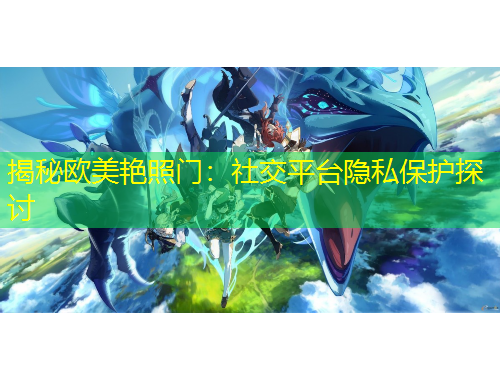 揭秘歐美艷照門(mén)：社交平臺(tái)隱私保護(hù)探討