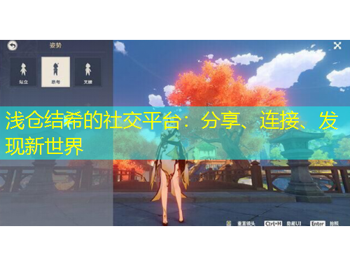 淺倉結(jié)希的社交平臺：分享、連接、發(fā)現(xiàn)新世界