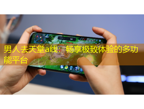 男人去天堂a線：暢享極致體驗(yàn)的多功能平臺