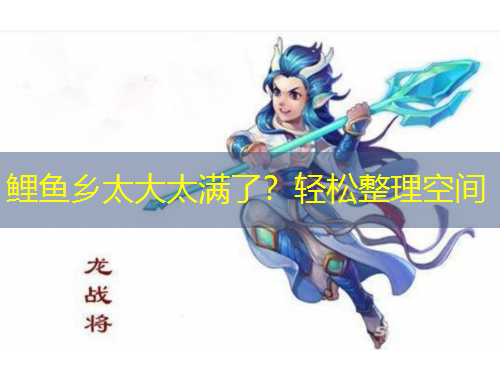 鯉魚鄉(xiāng)太大太滿了？輕松整理空間